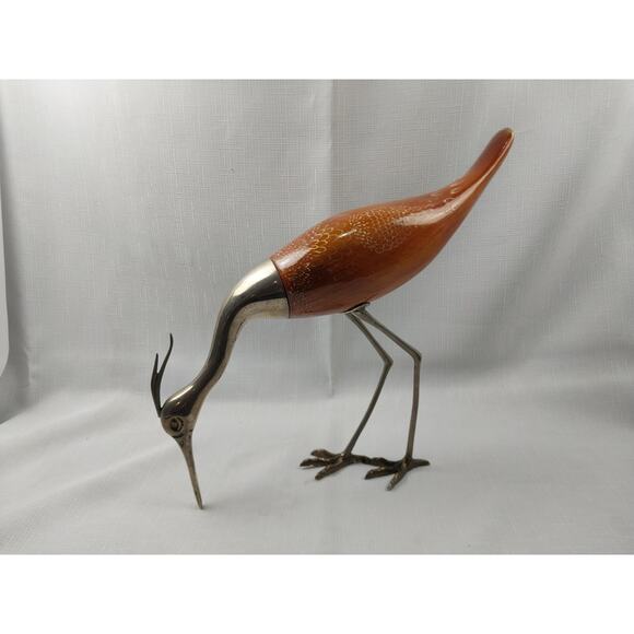 De Stijl Firenze Italy 1970s Wood, Silvered Metal, Bird Sculpture. - Picture 4 of 12